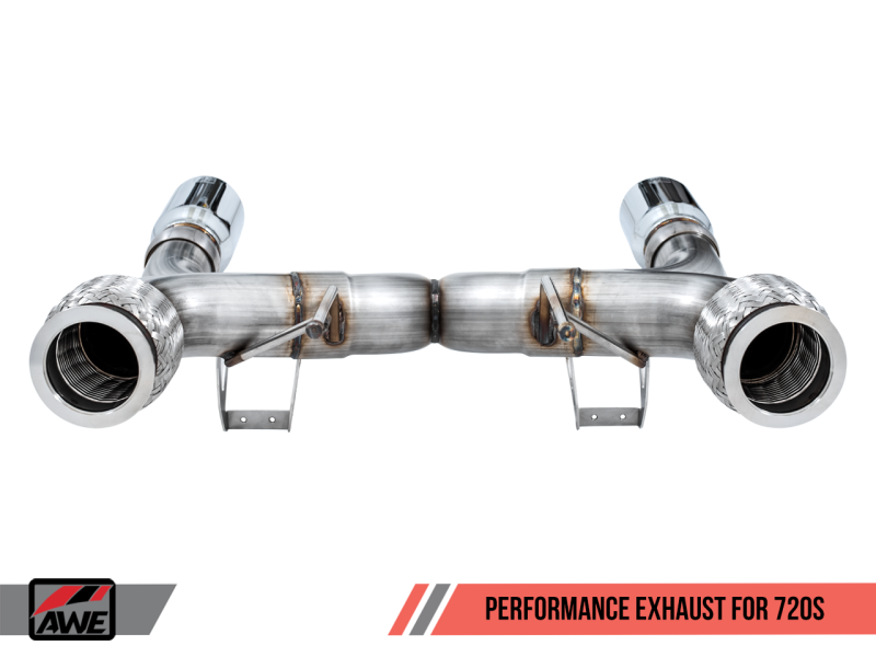 AWE Tuning McLaren 720S Performance Exhaust - Chrome Silver Tips thumbnail 9