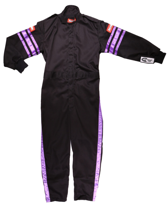 RaceQuip Purple Trim SFI-1 JR. Suit - KXSM thumbnail 6