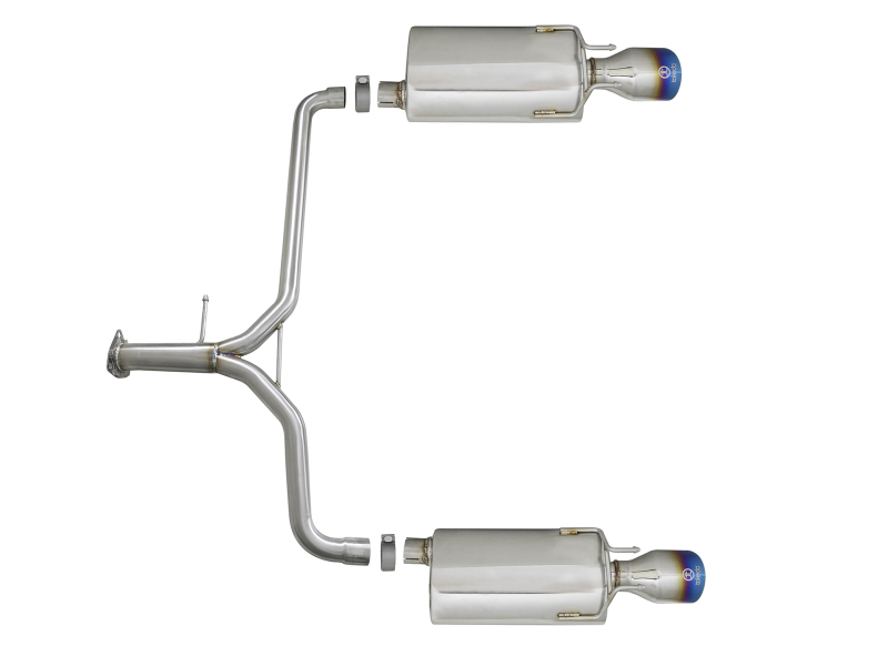 aFe Takeda 2.25-1.75in 304 SS Axle-Back Exh w/Blue Flame Tips 13-17 Honda Accord Sport Sedan I4-2.4L thumbnail 7