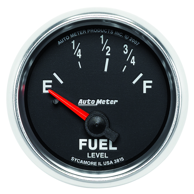 AutoMeter Gauge Fuel Level 2-1/16in. 73 Ohm(e) to 10 Ohm(f) Elec Gs thumbnail 8