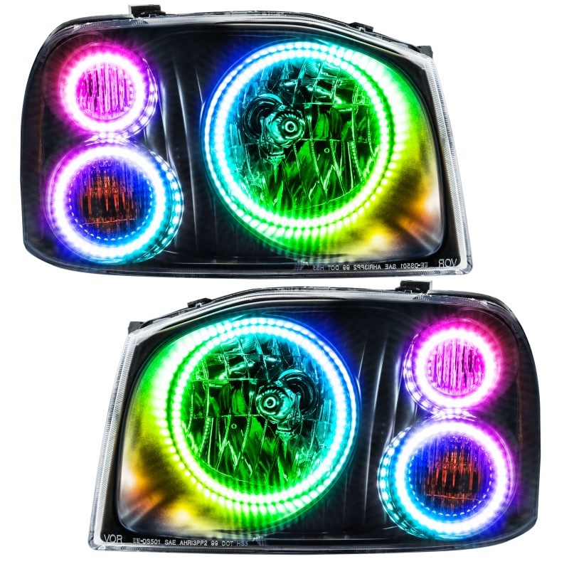Oracle 01-04 Nissan Frontier SMD HL - Triple Halo - ColorSHIFT w/ 2.0 Controller thumbnail 4
