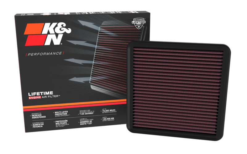 K&N 22-23 Hyundai Elantra N 2.0L L4 Replacement Air Filter thumbnail 8