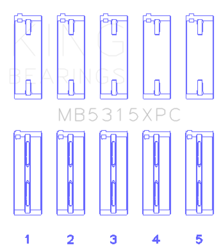 KING Performance Main Bearings