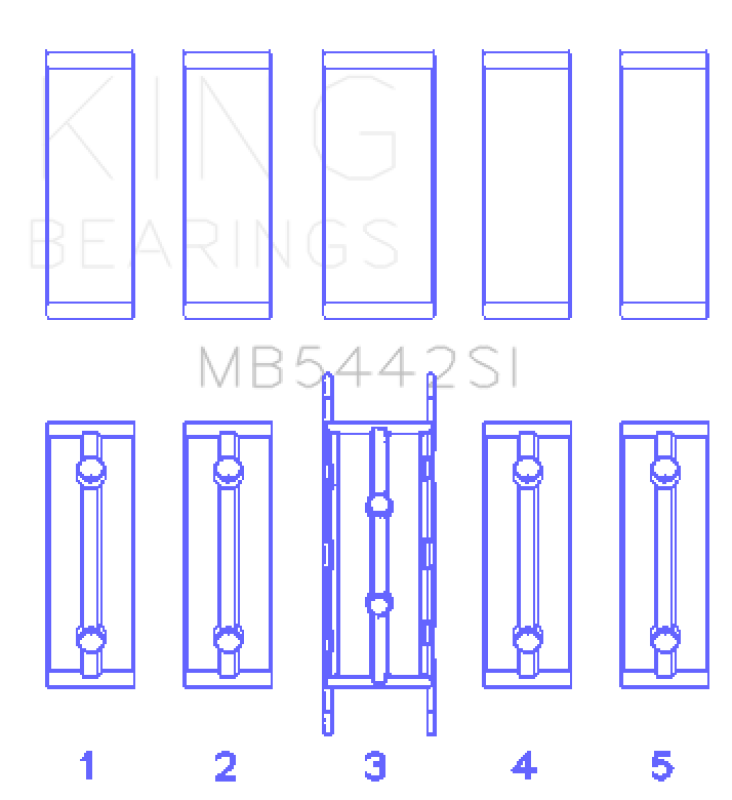 KING Performance Main Bearings