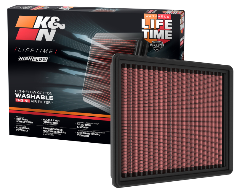 K&N 2020 Ford Escape Hybrid L4-2.5L Replacement Air Filter thumbnail 2
