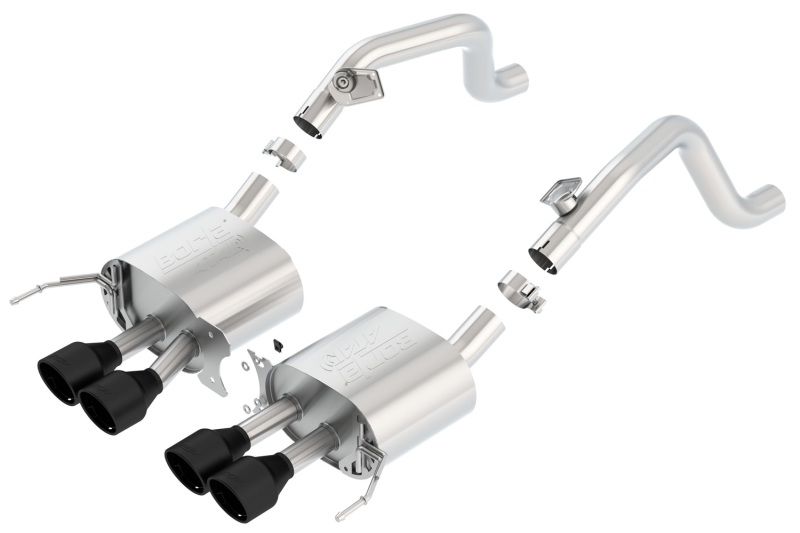 Borla 14-18 C7 Corvette Stingray Axle-Back ATAK Exhaust 2.75in To Muffler Dual 2.0in Out 4.25in Tip thumbnail 3