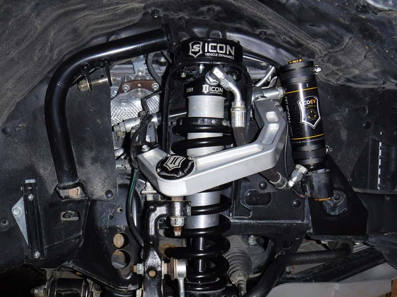 ICON 05-23 Toyota Tacoma EXT Travel Front 2.5 VS Remote Reservoir CDEV Coilover Kit - 700lbs thumbnail 6