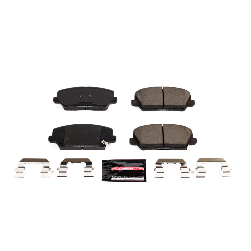Power Stop 16-17 Hyundai Veloster Front Z23 Evolution Sport Brake Pads w/Hardware thumbnail 2