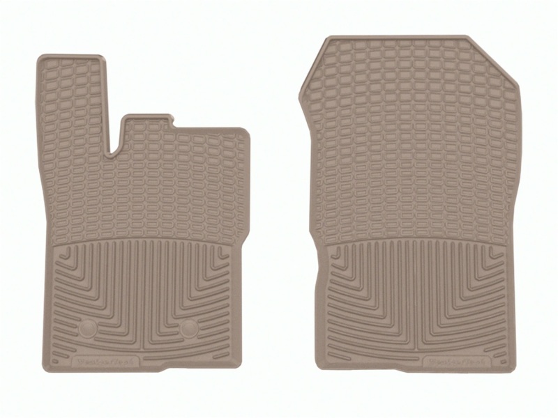 WT Rubber Mats - Front - Tan