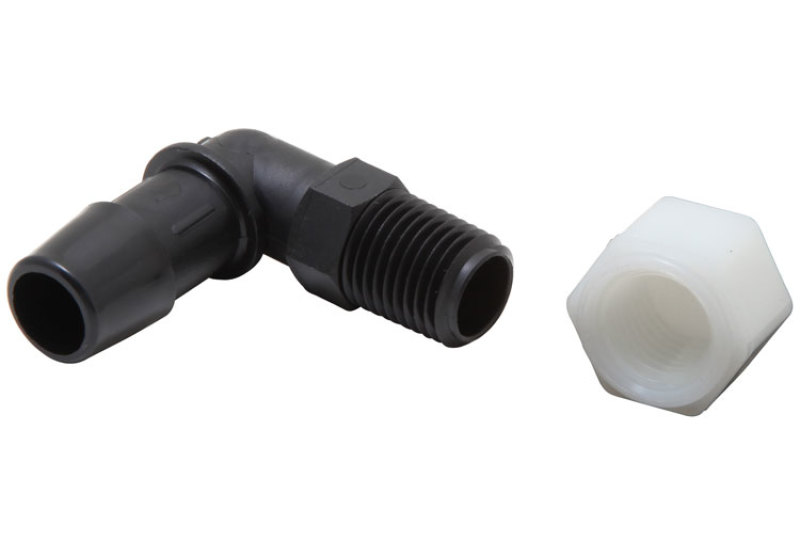 K&N Air Filter Vent Kit - White - 90 Degree Plastic 0.50in Flange 1.75in H 1.75in L thumbnail 2