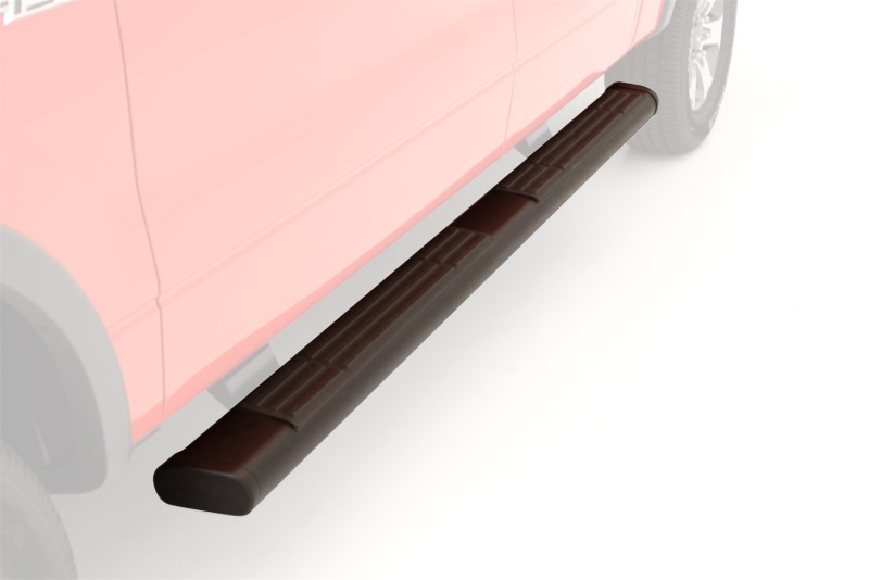 Lund 2019 Chevy Silverado 1500 Crew Cab 6in. Oval Straight Steel Nerf Bars - Black thumbnail 7
