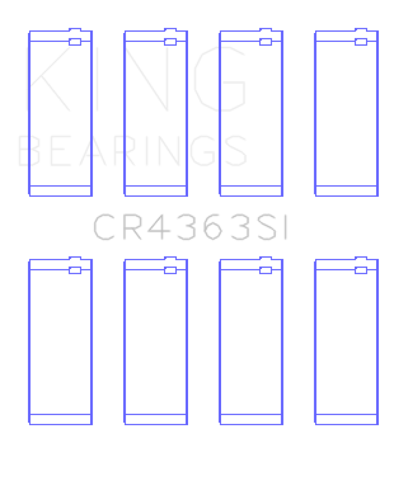 King Engine Bearings GM 134 DOHC Ecotec 2.2L Connecting Rod Bearings - Set of 8 thumbnail 2