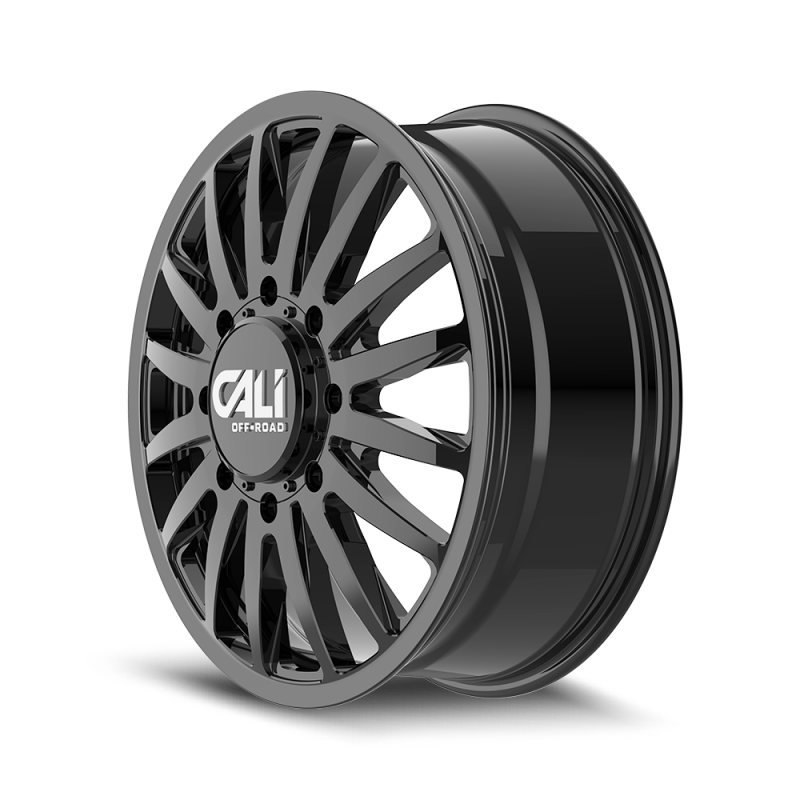 Cali Off-Road 9110D Summit Dually 22x8.25 / 8x200 BP / 115mm Offset / 142mm Hub Gloss Black Wheel