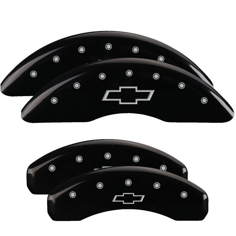 MGP 4 Caliper Covers Engraved Front & Rear MGP Black finish silver ch thumbnail 6