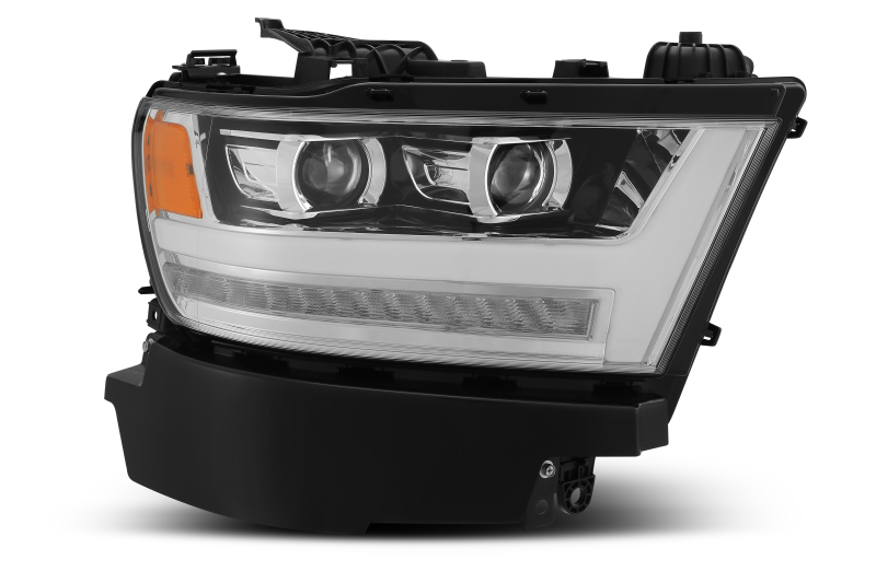 AlphaRex 19-20 Ram 1500HD PRO-Series Proj Headlight Plnk Styl Chrm w/Activ Light/Seq Signal/Plnk DRL thumbnail 3