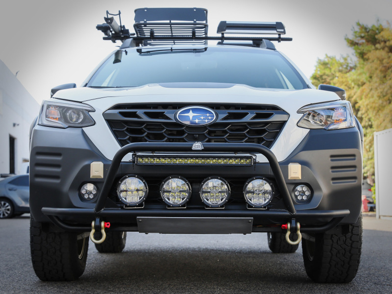 aFe POWER 20-23 Subaru Outback H4 2.4L (t) / H4 2.5L Terra Guard Front Bumper - Black thumbnail 9
