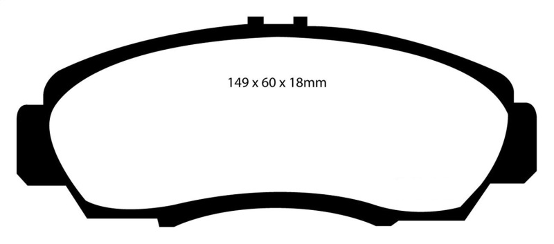 EBC S5 Brake Pad and Rotor Kit (1x ebcGD7087, 1x ebcDP41610R) thumbnail 4