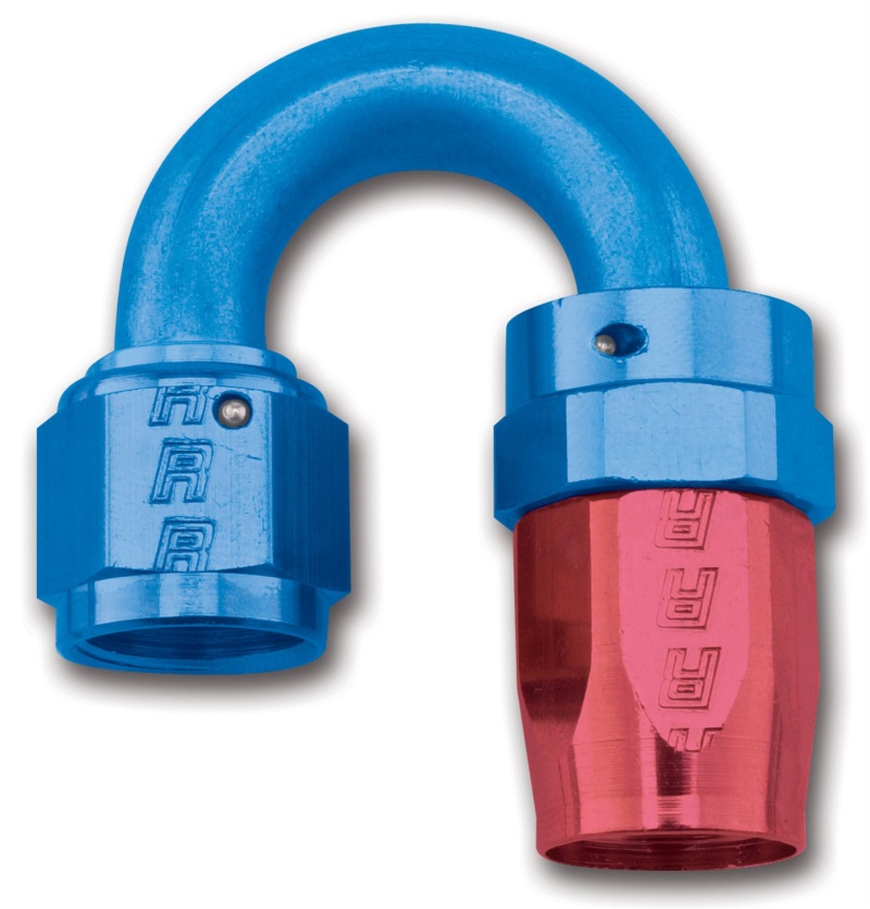 Russell Performance -8 AN Red/Blue 180 Degree Full Flow Swivel Hose End (With 3/4in Radius) thumbnail 8