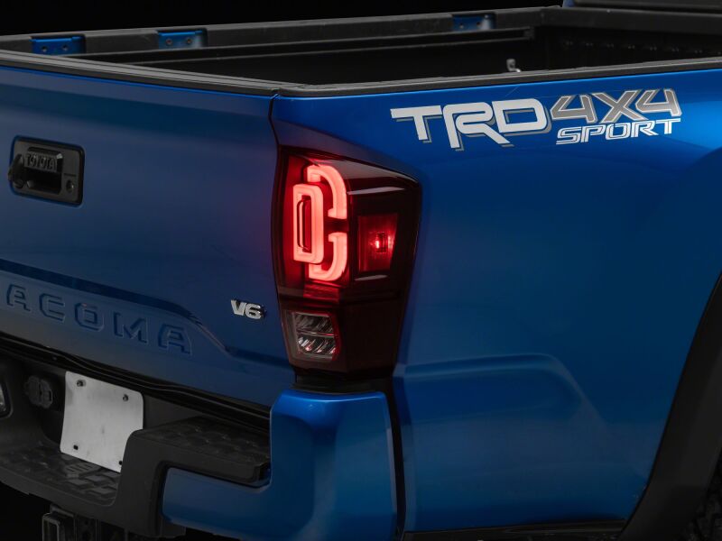 Raxiom 16-23 Toyota Tacoma XW Series Sequential LED Tail Lights- Black Housing- Red Lens thumbnail 6