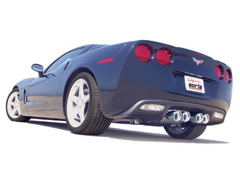 Borla 05-08 Chevrolet Corvette Coupe/Convertible 2dr 6.2L 8cyl AT/MT 6spd ATAK SS Catback Exhaust thumbnail 7