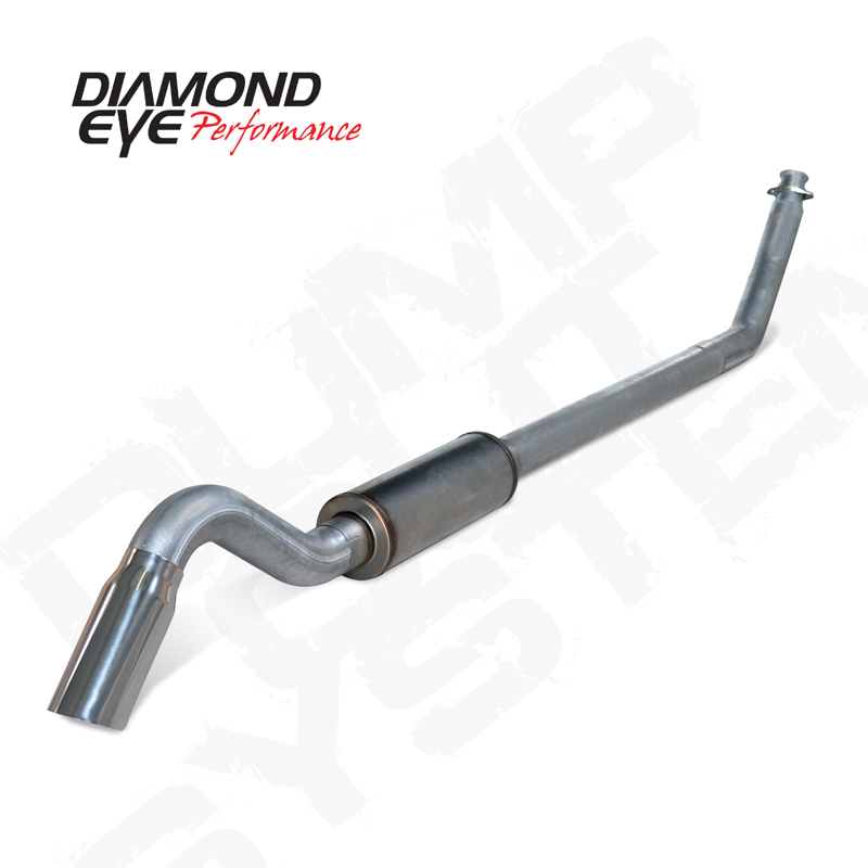 Diamond Eye 4in SS TURBO BACK SGL DUMP OUT 98.5-02 DODGE INCLUDING TIP
KIT, 4", TBSGLTD; SS