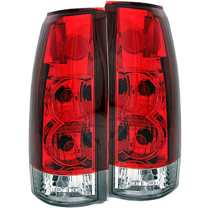 ANZO 1999-2000 Cadillac Escalade Taillights Red/Clear - New Gen thumbnail 3