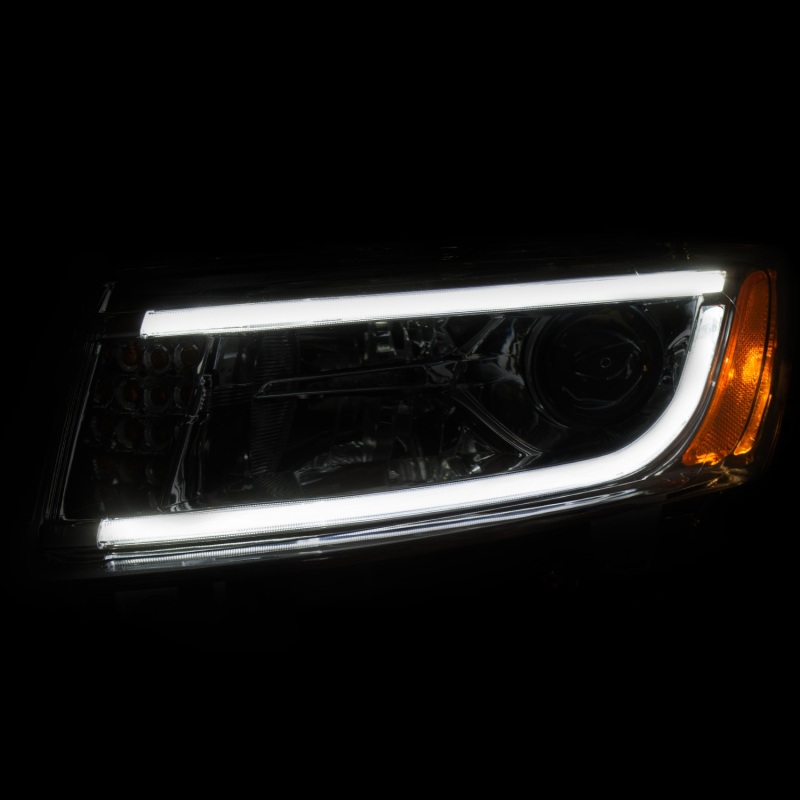 ANZO 2014-2015 Jeep Grand Cherokee Projector Headlights w/ Plank Style Design Chrome thumbnail 8