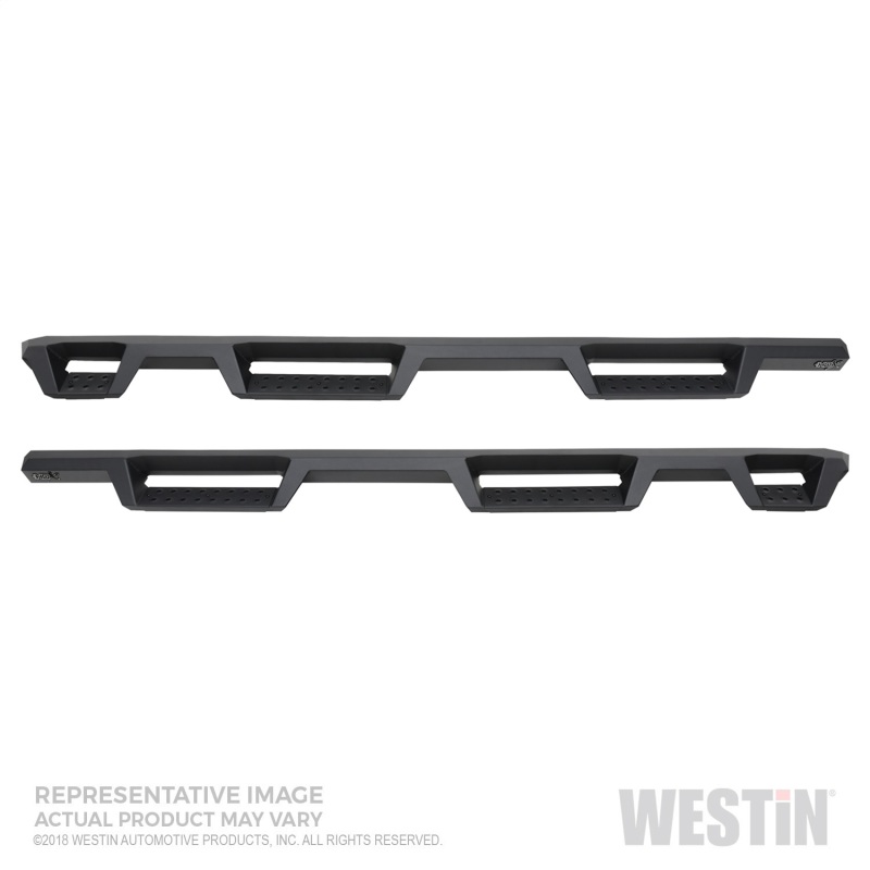 Westin 19-22 GMC Sierra 1500 CC 6.5ft Bed (Excl. 2019 Ltd/LD) HDX Drop W2W Nerf Step Bars - Tex. Blk thumbnail 6