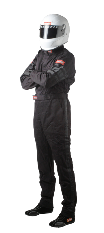 RaceQuip Black SFI-1 1-L Suit - 3XL thumbnail 2