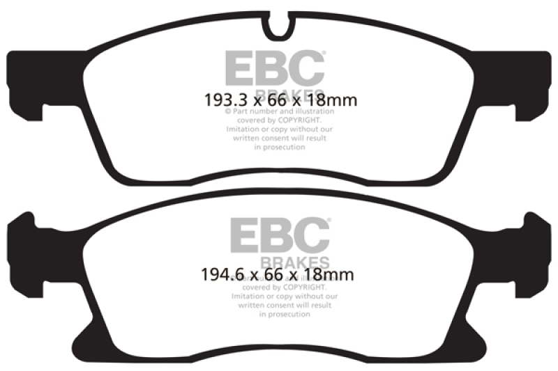 EBC Brakes Bluestuff Street and Track Day Brake Pads thumbnail 3