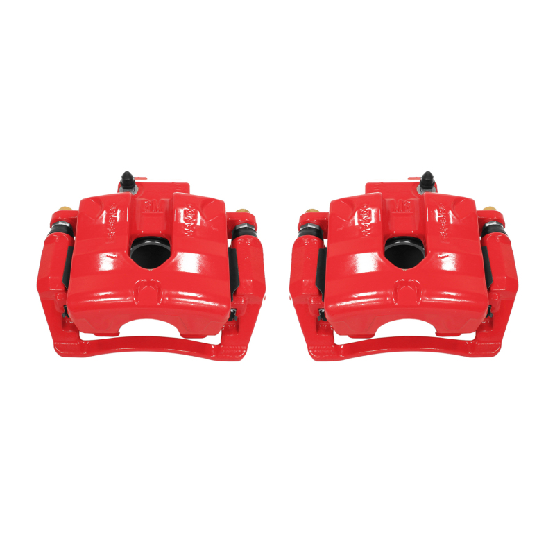 Power Stop 10-11 Cadillac SRX Rear Red Calipers w/Brackets - Pair thumbnail 6