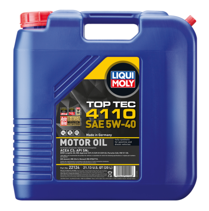 LQM Motor Oil - Top Tec 4100