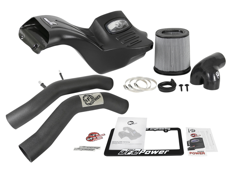 aFe Momentum XP Pro DRY S Cold Air Intake System w/ Black Aluminum Intake Tubes thumbnail 3