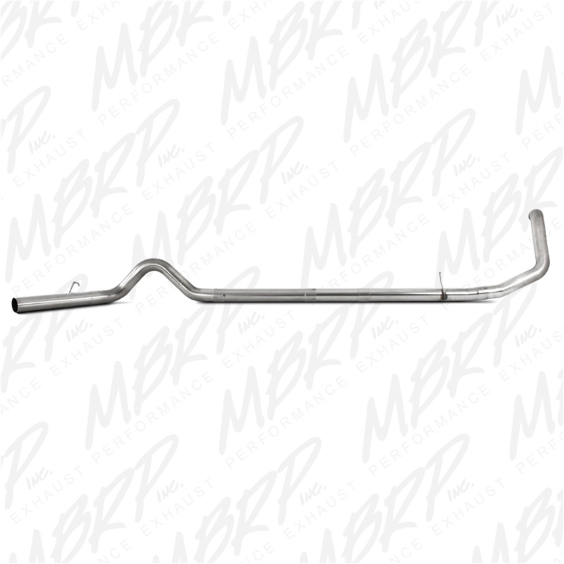 MBRP 1999-2003 Ford F-250/350 7.3L 4in Turbo Back Single No Muffler T409 SLM Series Exhaust System thumbnail 5