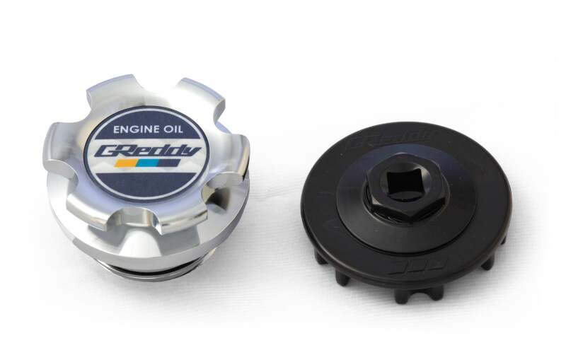GReddy Type-B Oil Filler Cap Honda - Chrome thumbnail 2