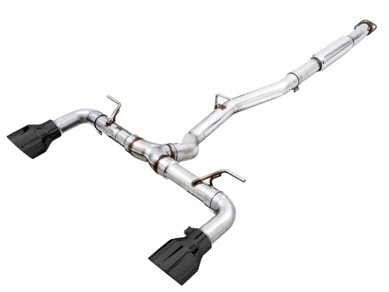 AWE Tuning Subaru BRZ / Toyota GR86 / Toyota 86 Track Edition Cat-Back Exhaust- Diamond Black Tips thumbnail 3