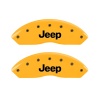 MGP 2 Caliper Covers Engraved Front Jeep Yellow Finish Black Characters 2006 Jeep Wrangler thumbnail 7