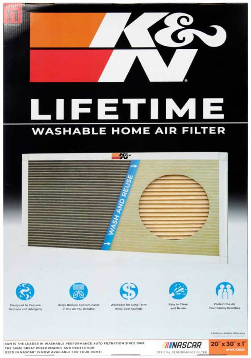 K&N HVAC Filter - 20 x 30 x 1 thumbnail 4