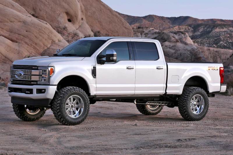 Fabtech 17-21 Ford F250/350 4WD Gas 6in Rad Arm Sys w/Coils & 2.25 Dl Resi Frt & Dl Rr Shks (Bundled Kit) thumbnail 2
