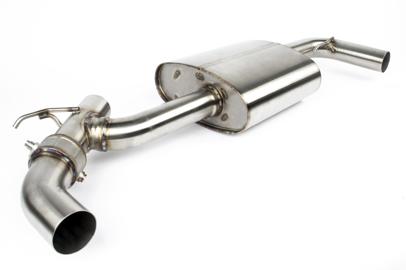 Dinan 17-24 Mini Cooper Clubman/Countryman S (F54/F60) Valved Axleback Exhaust - Black Tips