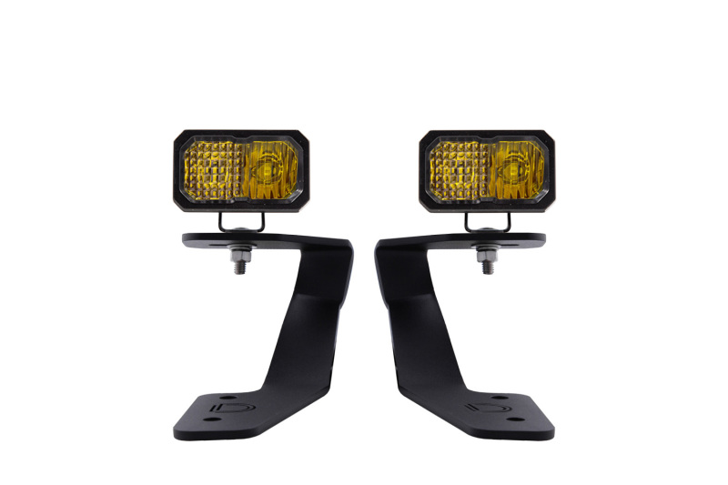 Diode Dynamics 18-21 Subaru Crosstrek Stage Series 2in LED Ditch Light Kit - Yellow Pro Combo thumbnail 2
