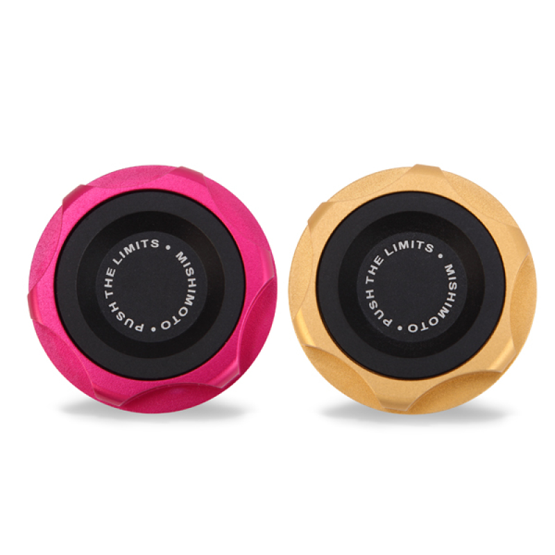 Mishimoto Subaru Oil FIller Cap - Gold thumbnail 7