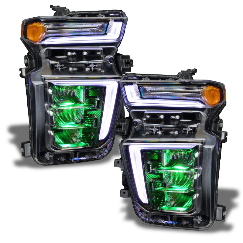 Oracle 20-21 Chevy Silverado HD 2500RGB Headlight Demon Eye Kit - w/o Controller thumbnail 7