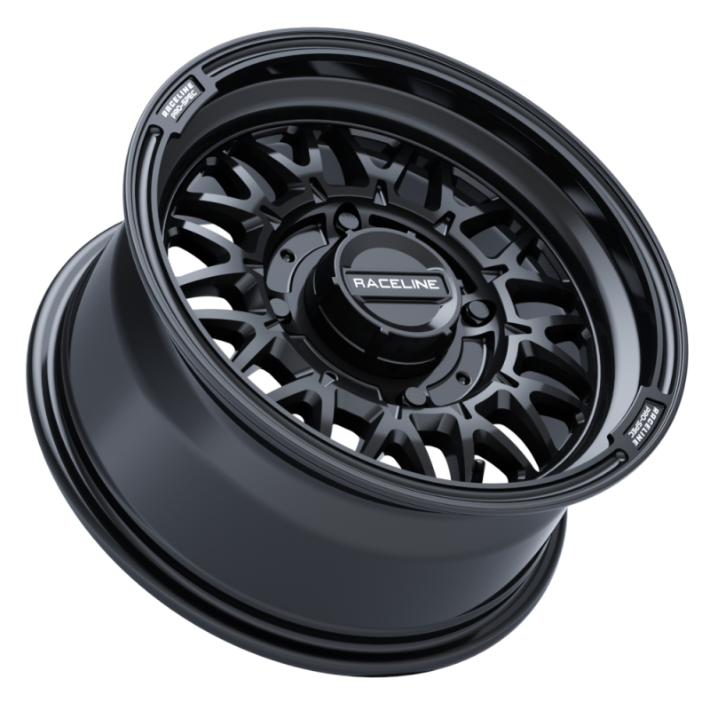 Raceline A13GB Omega 15x10in/4x137 BP / 0mm Offset /110.18mm Bore - Gloss Black Wheel