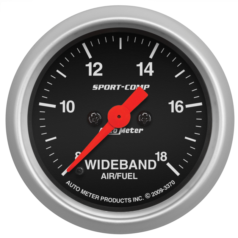 Autometer Sport-Comp 52mm Full Sweep Electronic Analog Wideband Air/Fuel Ratio Gauge thumbnail 3