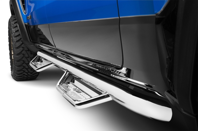 N-Fab Podium SS 19-20 Dodge RAM 1500 Crew Cab - Cab Length - Polished Stainless - 3in thumbnail 4