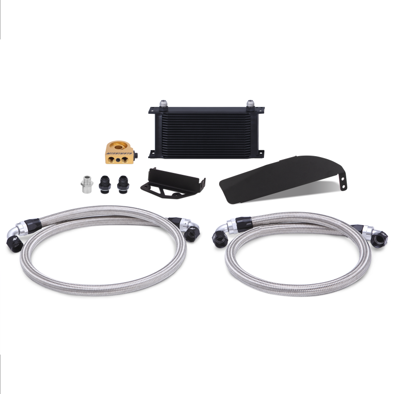 Mishimoto 2017+ Honda Civic Type R Direct Fit Oil Cooler Kit - Black thumbnail 2