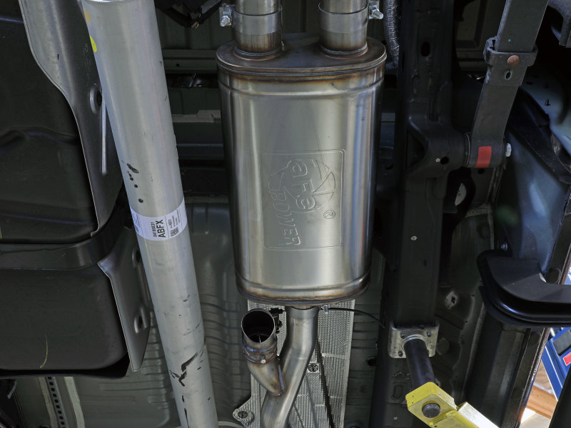 aFe Gemini XV 3in 304 SS Cat-Back Exhaust w/ Cutout 19-21 GM Silverado/Sierra 1500 V8- w/ Black Tips thumbnail 9