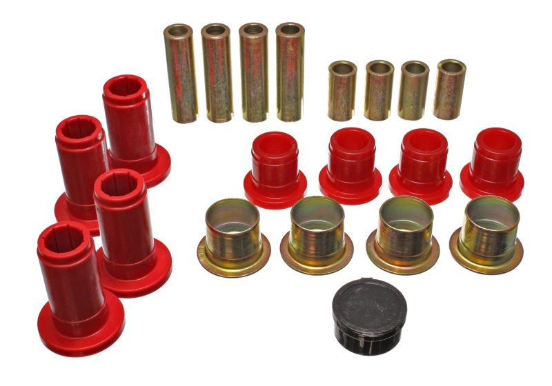 Energy Suspension 94-01 Ram 1500 / 94-02 Ram 2500/3500 2WD Red Front Control Arm Bushing Set thumbnail 5