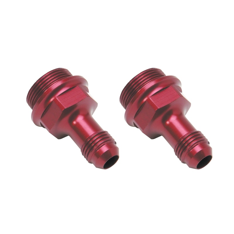 Russell Performance 7/8in -20 x -6 AN Male Flare Extended (2 pcs.) (Red/Blue) thumbnail 9